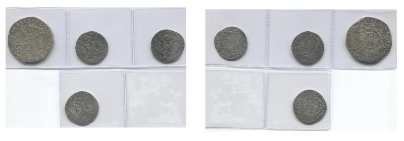 TOURNAI, Seigneurie, Albert et Isabelle (1598-1621), lot de 4 p.: patagon, 1620;...