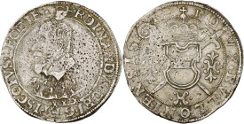 LIÈGE, Principauté, Ferdinand de Bavière (1612-1650), AR double teston de 30 patards, 1613, Bouillon. D/ B. à g. en costume électoral. En dessous, XXX...
