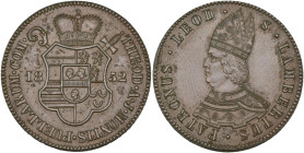 LIÈGE, Principauté, Théodore de Montpellier, Cu liard apocryphe, 1852, C. Jéhotte (Bruxelles). Hybride avec le droit de l'escalin et le droit du liard...