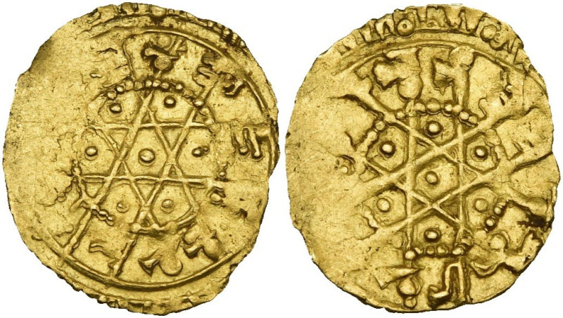 FATIMID, al-Mustansir (AD 1036-1094/AH 427-487) AV 1/4 dinar, date off (ca AH 44...