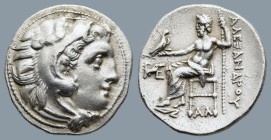 KINGS of MACEDON. Alexander III the Great (336-323 BC). Kolophon, struck under Antigonos I Monophthalmos, circa 310-301 BC
AR Drachm (17,9mm 4,2g)
O...