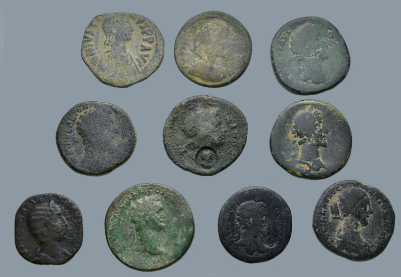 10 pieces mixed coins / SOLD AS SEEN, NO RETURN!