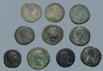 10 pieces mixed coins / SOLD AS SEEN, NO RETURN!