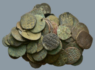 100 pieces mixed coins / SOLD AS SEEN, NO RETURN!