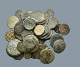 50 pieces mixed coins / SOLD AS SEEN, NO RETURN!