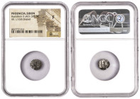 Phoencia Sidon 1/16 Shekel 401-366 BC. NGC F