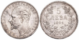 Bulgaria 5 Leva 1894