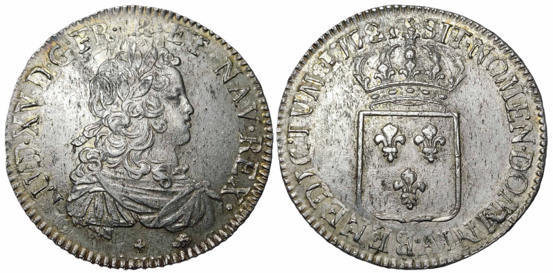 France Ecu 1721 A

KM-459, Dav-1328, Gad-319, King Louis XV (1715-1774). Type:...