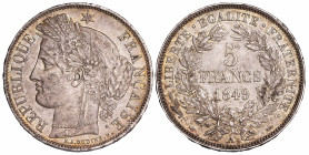 France 5 Francs 1849