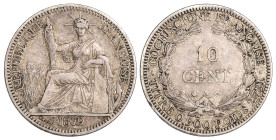 French Cochin-China 10 Centimes 1879