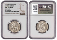 Germany 2 Reichsmark 1933 J. NGC UNC Details