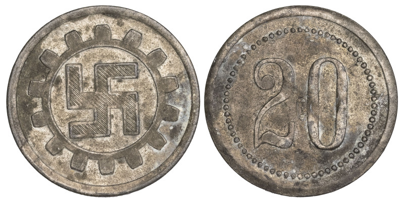 Germany Third Reich 20 Pfennig 1930-ies token swastika

An interesting token f...