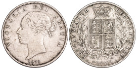 Great Britain 1/2 Crown 1878