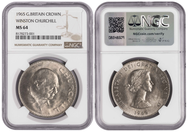 United Kingdom 1 Crown 1965. NGC MS 64

KM-910; Queen Elizabeth II (1952-2022)