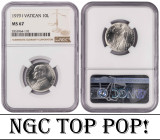 Italy Vatican City 10 Lire 1979. NGC MS 67. TOP POP. Total Graded by NGC In MS 67: 2