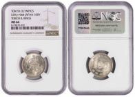Japan 100 Yen S39 (1964). NGC MS 64