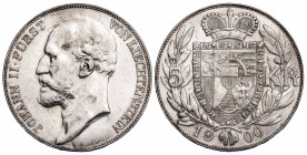 Liechtenstein 5 Kroner 1900. Rare