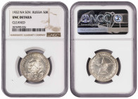 Russia-USSR 50 Kopeks 1922 ПЛ. NGC UNC Details (Cleaned)