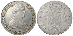 Spain 8 Reales 1809 - S CN