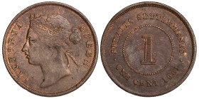 Straits Settlements 1 Cent 1901