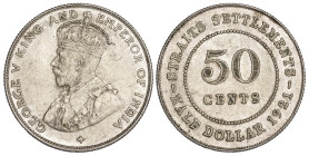 Straits Settlements 50 Cents 1921