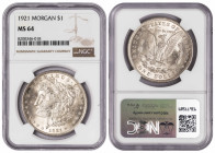 USA 1 Dollar 1921. NGC MS 64