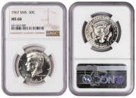 USA ½ Dollar 1967. NGC MS 68