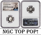 USA 1 Dime 1998 S. NGC PF 70 ULTRA CAMEO. TOP POP