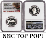 USA ¼ Dollar 2007. NGC PF 70 ULTRA CAMEO. TOP POP
