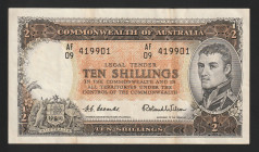 Australia 10 Shillings ND (1954-1960)