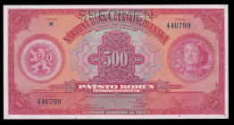 Czechoslovakia 500 Korun 1929 Specimen