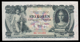Czechoslovakia 100 Korun 1931 Specimen