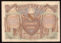 Germany Baden 10.000 Mark 1923