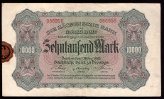 Germany Saxony 10000  Mark 1923