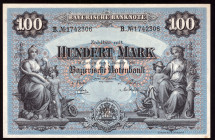 Germany Bayern 100 Mark 1900