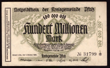Germany Bayern 100 Millionen Mark 1923