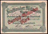 Germany Bayern 20 Milliarden Mark on 500 Millionen Mark 1923
