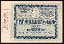 Germany Bayern 5 Milliarden Mark 1923
