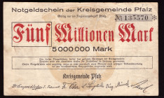 Germany Bayern 5.000.000 Mark 1923