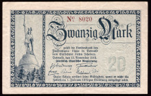Germany Lippe 20 Mark 1918