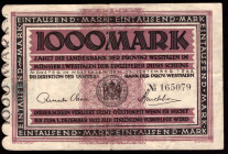Germany Westfalen 10.000 Mark 1922