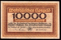 Germany Westfalen 10.000 Mark 1922