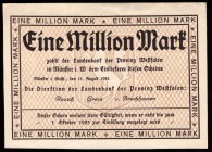 Germany Westfalen 1 Million Mark 1923