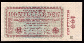 Germany 100 Milliarden Mark 1923
