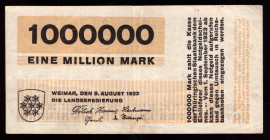 Germany Thuringen 1.000.000  Mark 1923