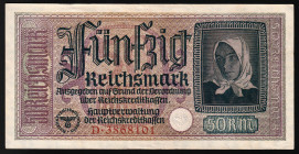 Germany 50 Reichsmark Occupation Territories WWII 1940-45