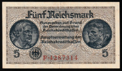 Germany 5 Reichsmark Occupation Territories WWII 1940-45