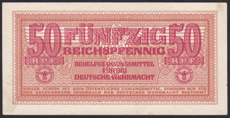 Germany 50 Reichspfennig 1942

P-M35; German Armed Forces (Deutsche Wehrmacht)...