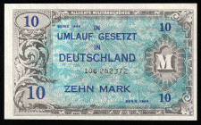 Germany 10 Mark 1944 Allied Military Currency
