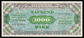 Germany 1000 Mark 1944 Allied Military Currency
